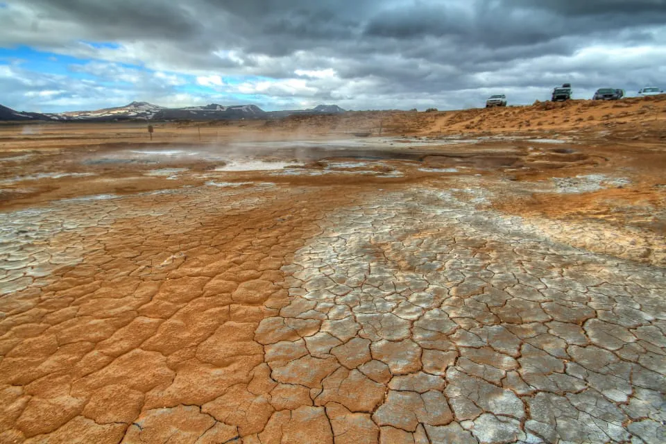 Lodos de Vulcano en Italia