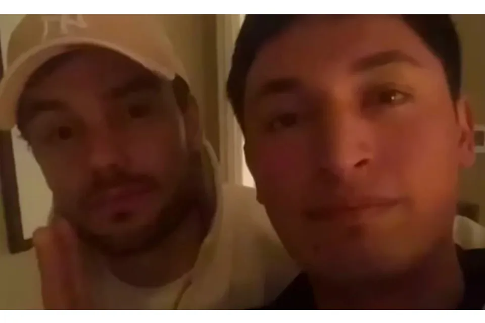 Braian Nahuel Paiz junto a Liam Payne - Foto: Infobae 