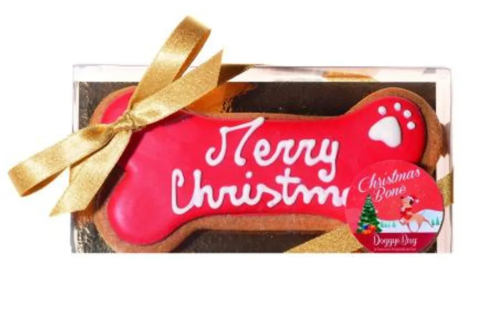 Galleta con forma de hueso para perros Galleta con forma de hueso para perros