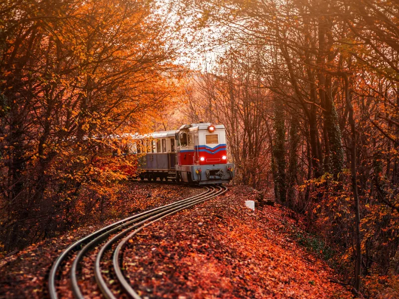 Cinco rutas otoñales en tren para escapar del turismo masivo