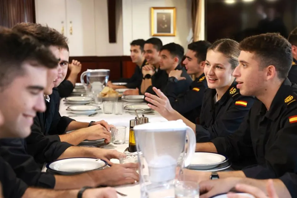 La princesa Leonor - guardiamarina en el Buque Escuela Juan Sebastián de Elcano. EFE/Casa de S.M. El Rey/José Jiménez