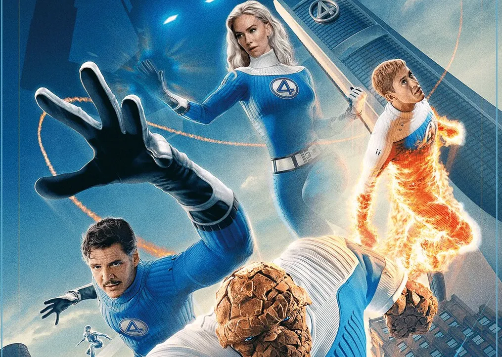 Poster publicitario de Los Cuatro Fantásticos: Primeros Pasos. Foto: Disney / Marvel