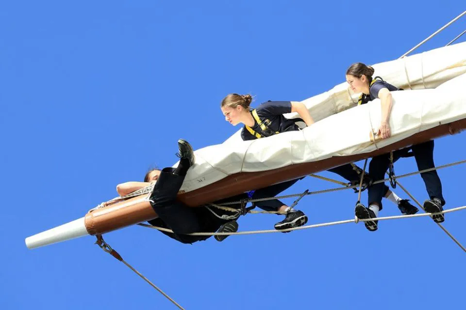 La princesa Leonor - guardiamarina en el Buque Escuela Juan Sebastián de Elcano. EFE/Casa de S.M. El Rey/José Jiménez