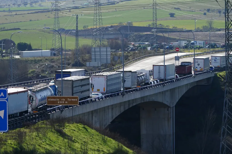 Huelga de transporte terrestre  
