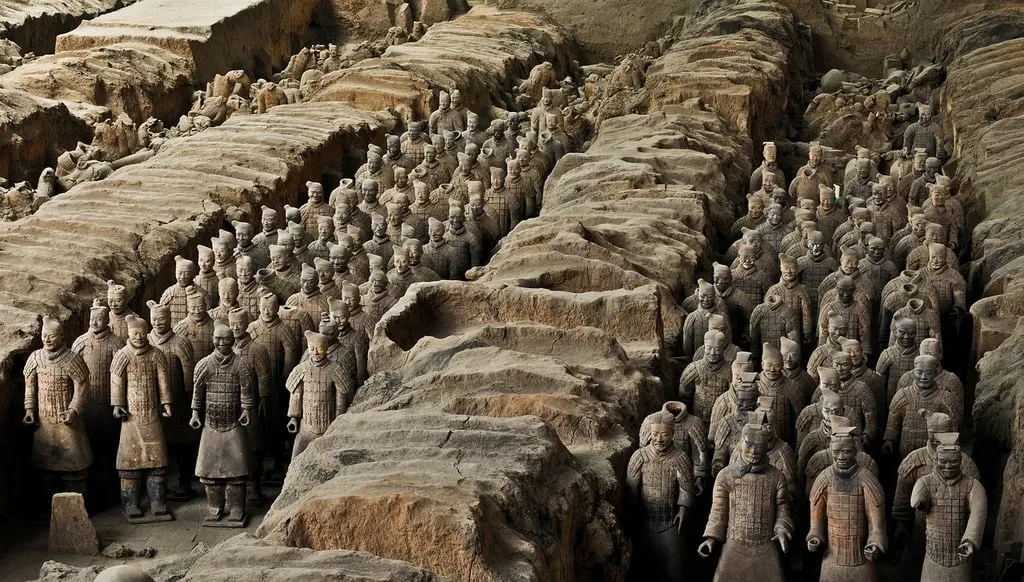 Guerreros de Terracota ubicados al este de la Tumba del emperador Qin Shi Huang|Foto: Pixabay