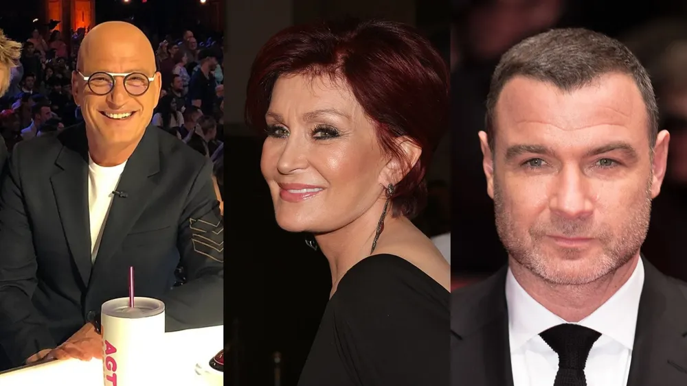 De izquierda a derecha, Howie Mandel, Sharon Osbourne y Liev Schreiber |Foto: Wikimedia Commons