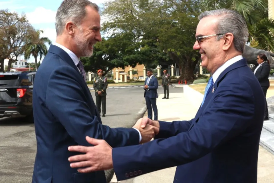 Rey Felipe y Pdte. Luis Abinader RD/ EFE  