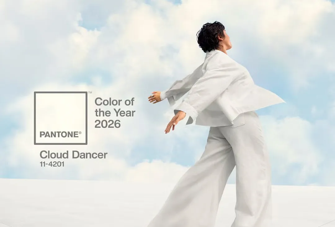 Color del año 2026 "Cloud Dancer"|Foto: Pantone 