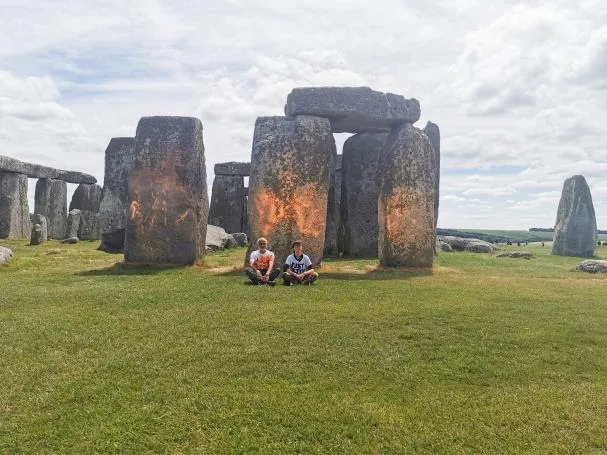 Activistas Stonehenge 