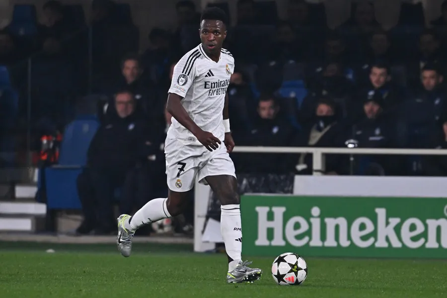 El jugador del Real Madrid Vinícius Jr. EFE/EPA/Michele Maraviglia