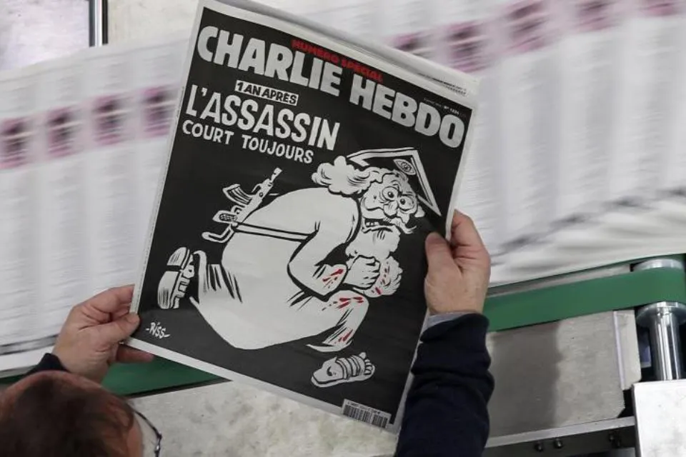Charlie Hebdo - Ejemplar de la última edición del semanario francés - París- La Vanguardia/Reuters