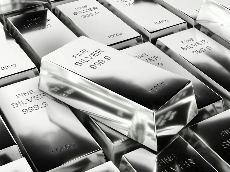 lingotes-plata-oro-grafica-record-historico-mercados-2026 La plata marca un máximo histórico de 117 dólares tras subir un 55% en un mes. El dólar cae a mínimos mientras la Fed defiende su independencia