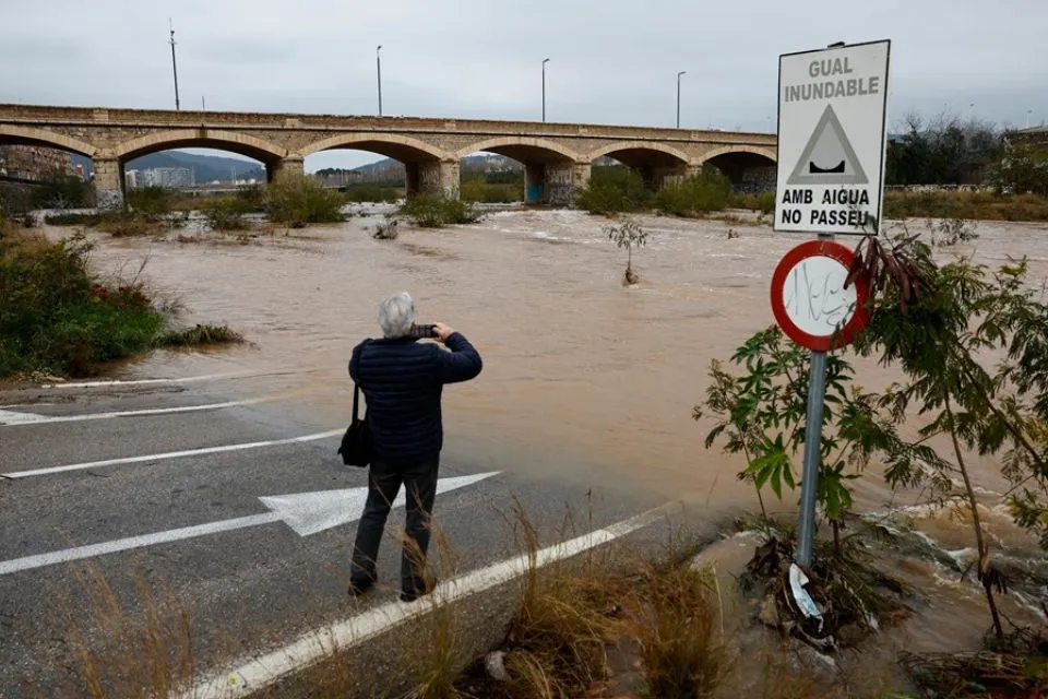 Río Palancia a su paso por Sagunto de la Comunidad Valenciana|Foto: EFE Biel Aliño
