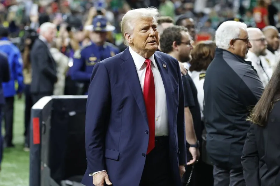 presidente de EE.UU., Donald Trump, este 9 de febrero. EFE/EPA/Erik S. Lesser