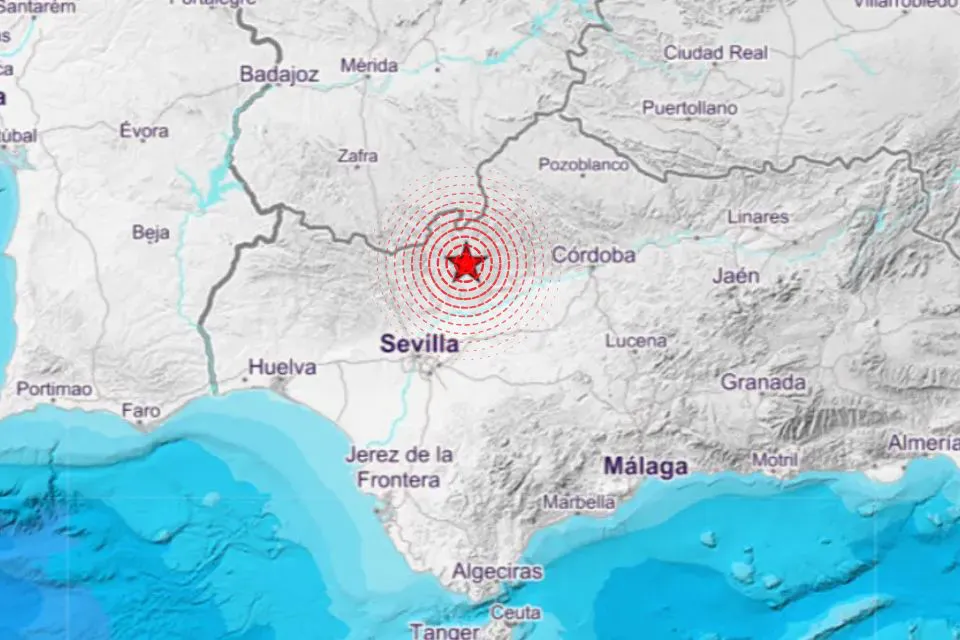 Terremoto de 4,1 en la sierra de Sevilla|Foto: 20minutos IGN