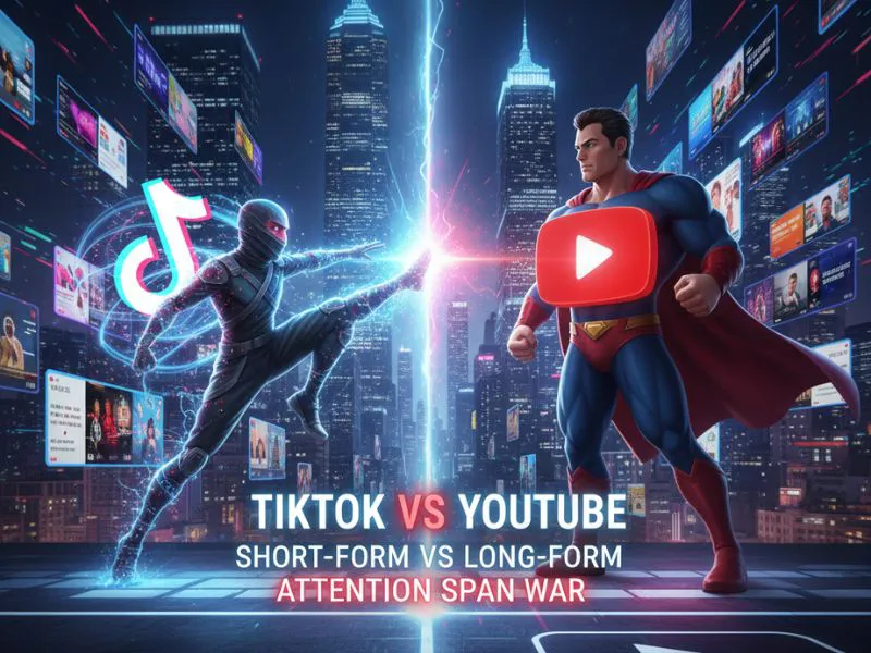 TikTok y YouTube: dos gigantes que marcan el ritmo del contenido digital en España