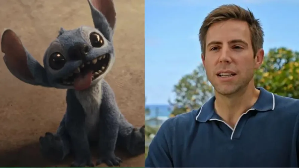 Escena de la película de Lilo y Stitch y su productor Jonathan Eirich|Foto: Mulderville / Walt Disney Studios