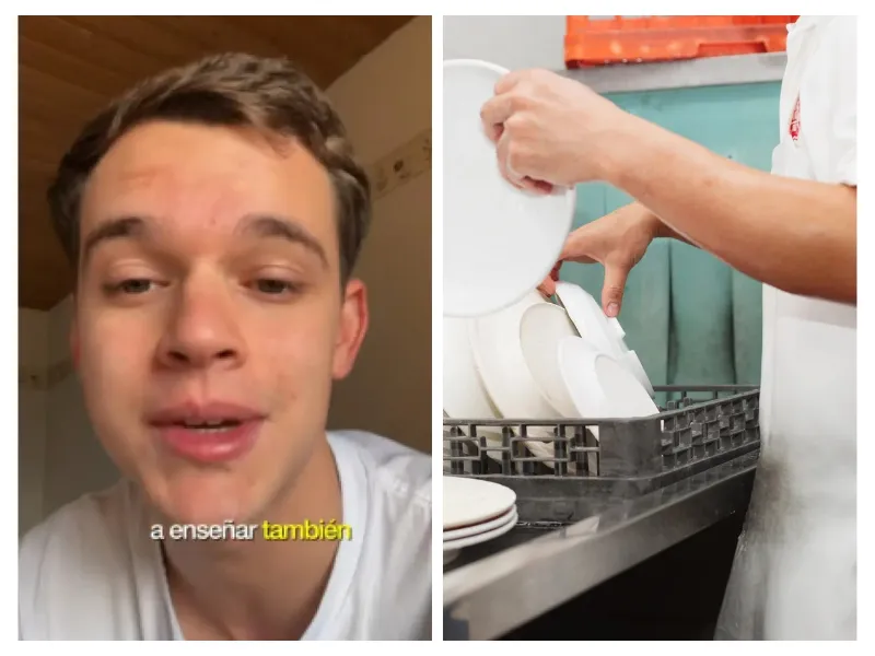 Pablo Casas, el joven lavaplatos en Suiza que gana "lo mismo" que un piloto comercial en España|Foto: 20minutos