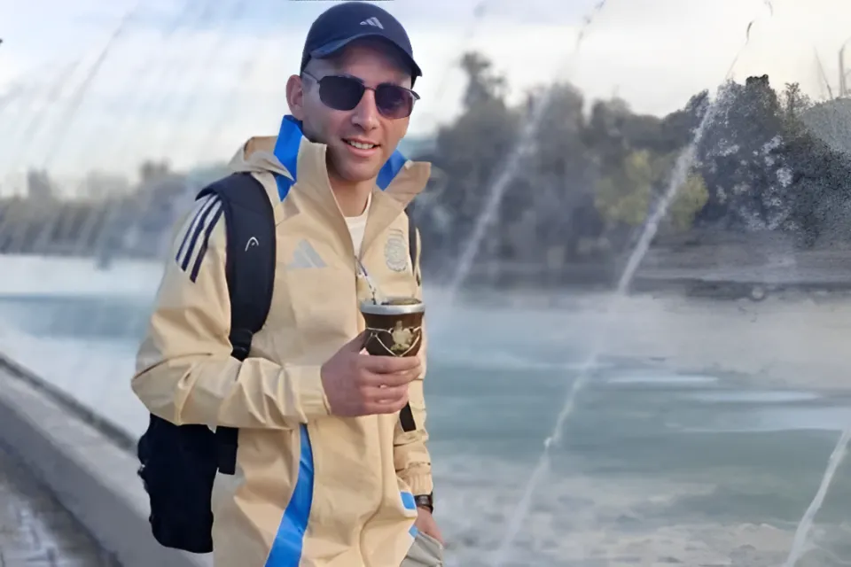 El gendarme argentino Nahuel Gallo - Infobae 