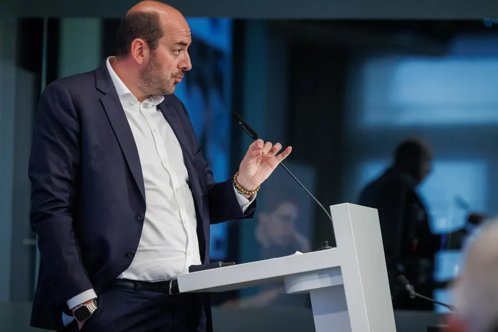 Mathieu Michel, secretario de Estado de Digitalización de Bélgica Mathieu Michel, secretario de Estado de Digitalización de Bélgica