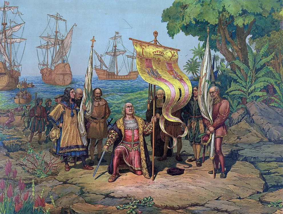Pintura de Cristóbal Colón del litógrafo Louis Prang|Foto: Wikimedia Commons