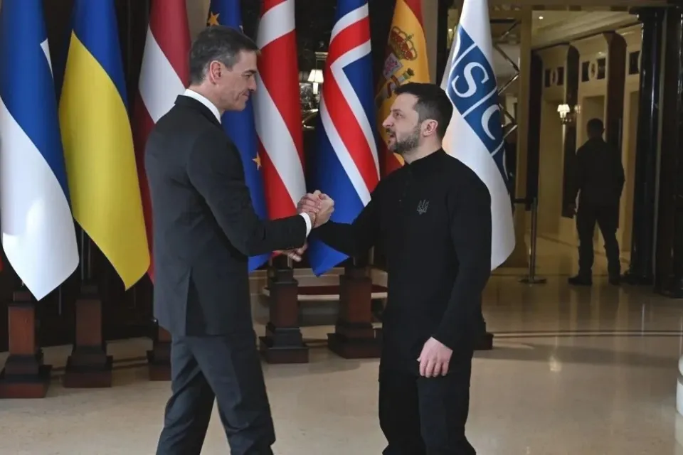 Pedro Sánchez y Volídimir Zelenski en Kiev- Europa Press/Moncloa