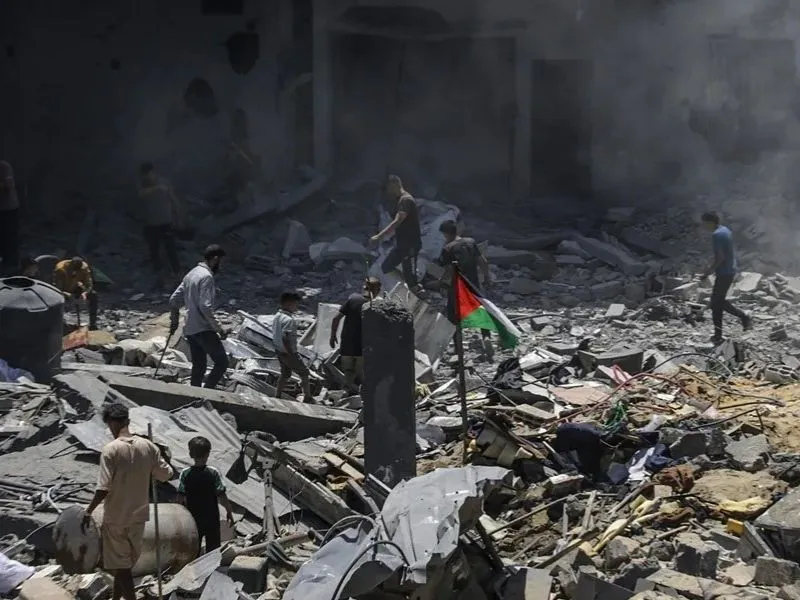 Israel y Hamás acuerdan primera fase del plan de paz de Trump para Gaza|Foto: EFE/EPA/Mohammed Saber