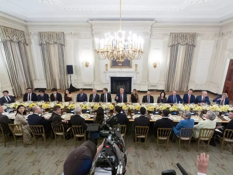 Trump reúne a gigantes tecnológicos en la Casa Blanca: Elon Musk ausente|Foto: Euronews/Alex Brandon/The AP