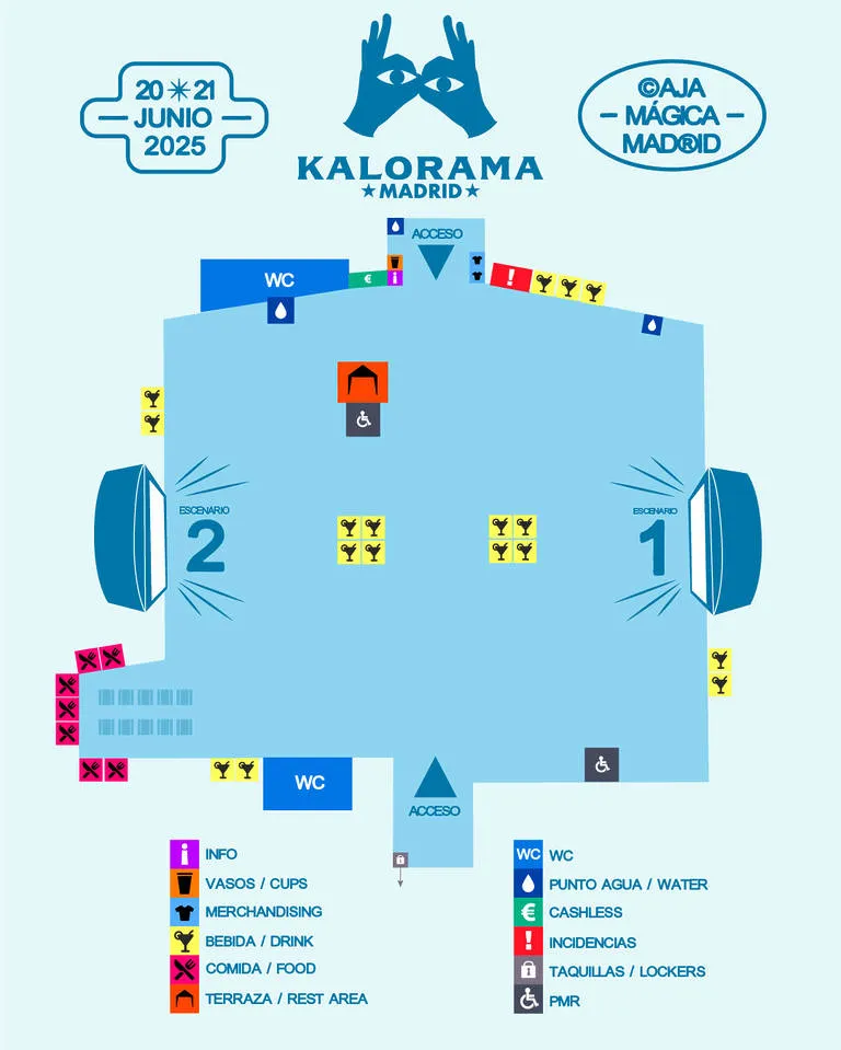 Mapa Kalorama Madrid 2025|Foto: Madrid Secreto 