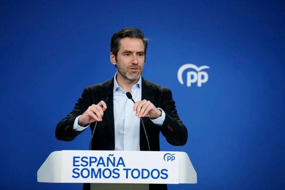 El vicesecretario Cultura y portavoz del PP, Borja Sémper. EFE/ Javier Lizon