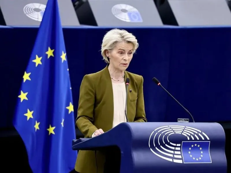 El presidenta de la Comisión Europea, Ursula von der Leyen|Foto: EFE/EPA/Rpnald Wittek