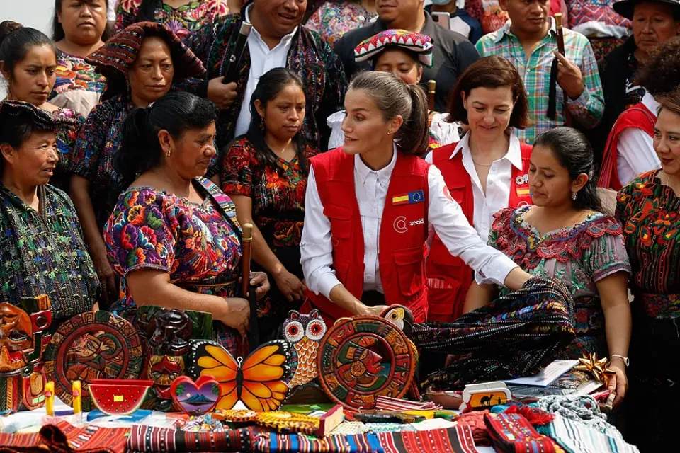 Reina Letizia en Guatemala 