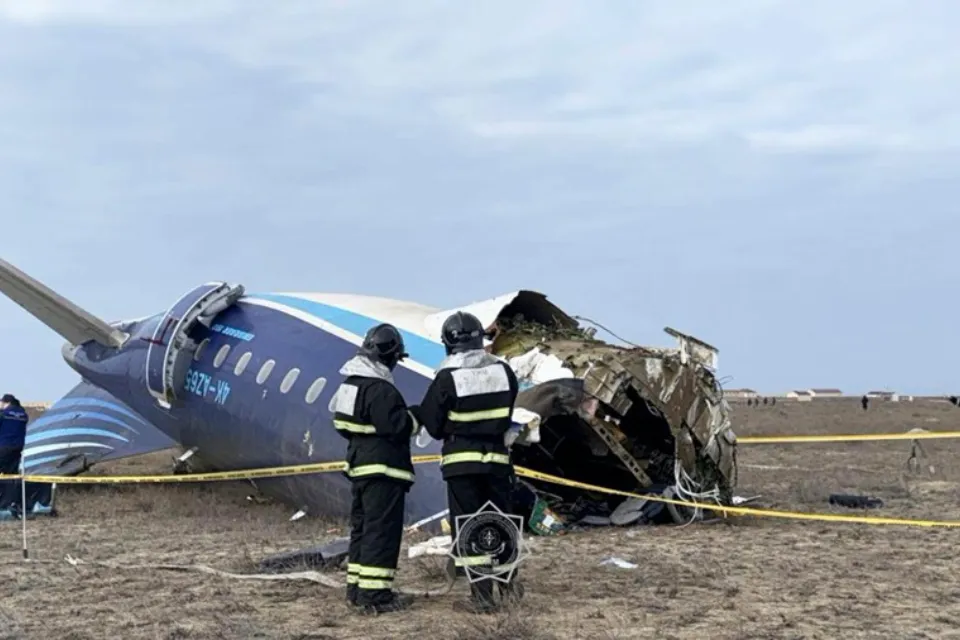 Accidente aéreo-Kazajstán- EFE/EPA/Ministerio de Emergencias de Kazajistán