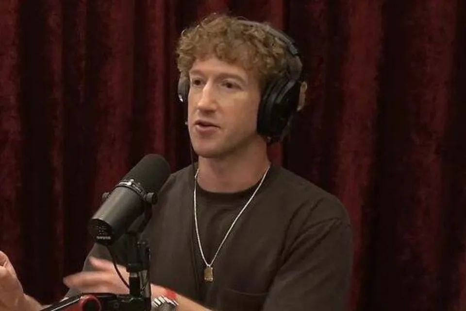 Mark Zuckerberg - Foto: El Economista/Podcast The Joe Rogan Show