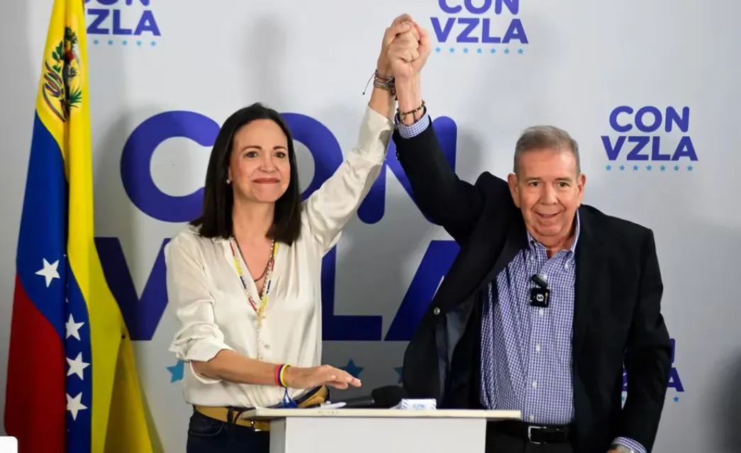 MAría corina Machado y Edmundo González Urrutia