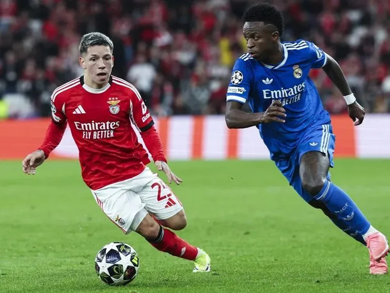 incidente-racista-vinicius-benfica-real-madrid-uefa-protocolo|Foto: EFE/EPA/Jose Sena Goulao