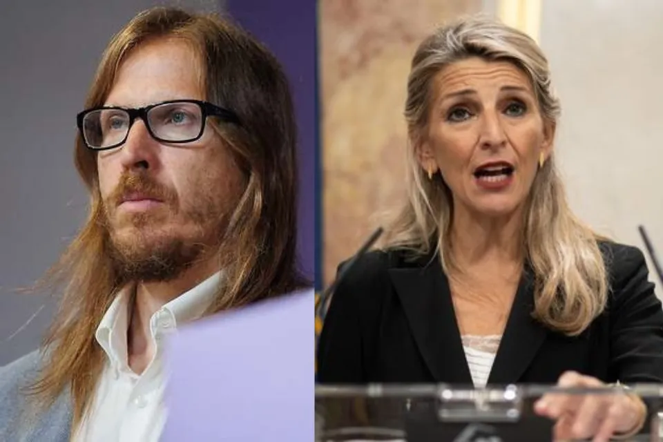 Pablo Fernández y Yolanda Díaz