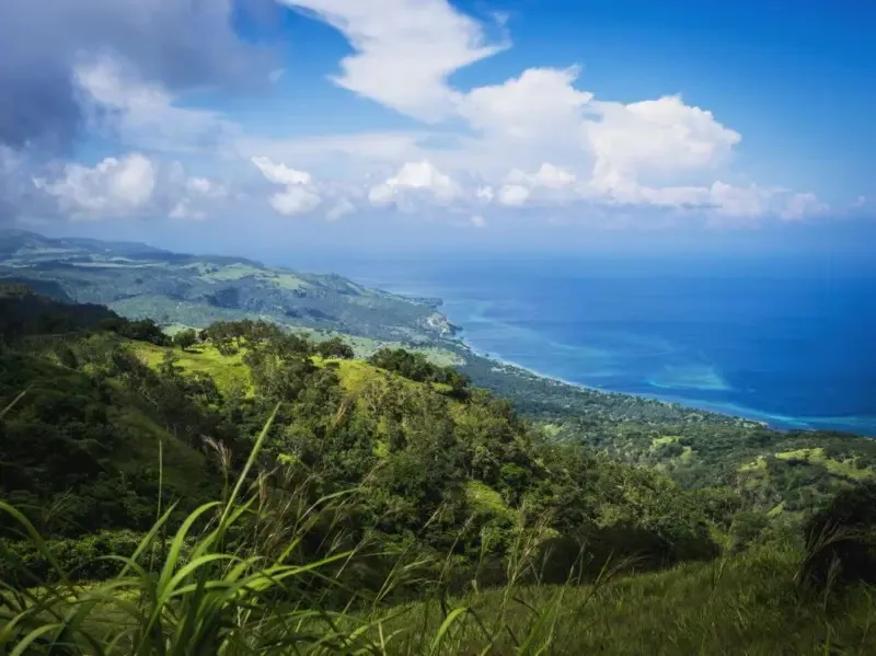 La vista desde lo alto en la isla Ataúro - BBC Mundo/Getty Images La vista desde lo alto en la isla Ataúro - BBC Mundo/Getty Images
