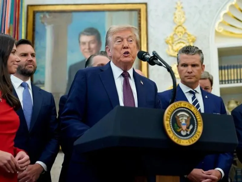 El presidente de EEUU, Donald Trump, en la Casa Blanca|Foto: EFE/Al Drago/Pool